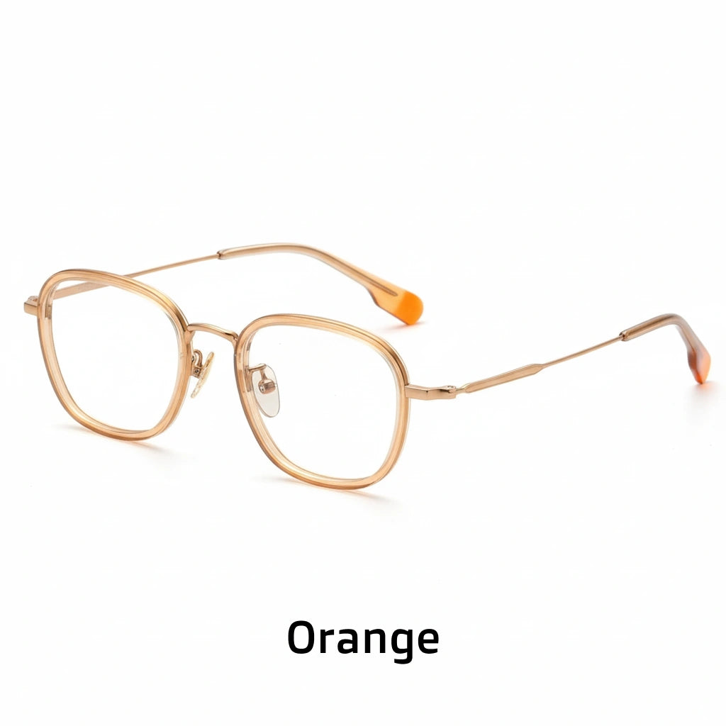 Titanium Eyeglass Frame 809 - Unisex Anti-Blue Light Optical