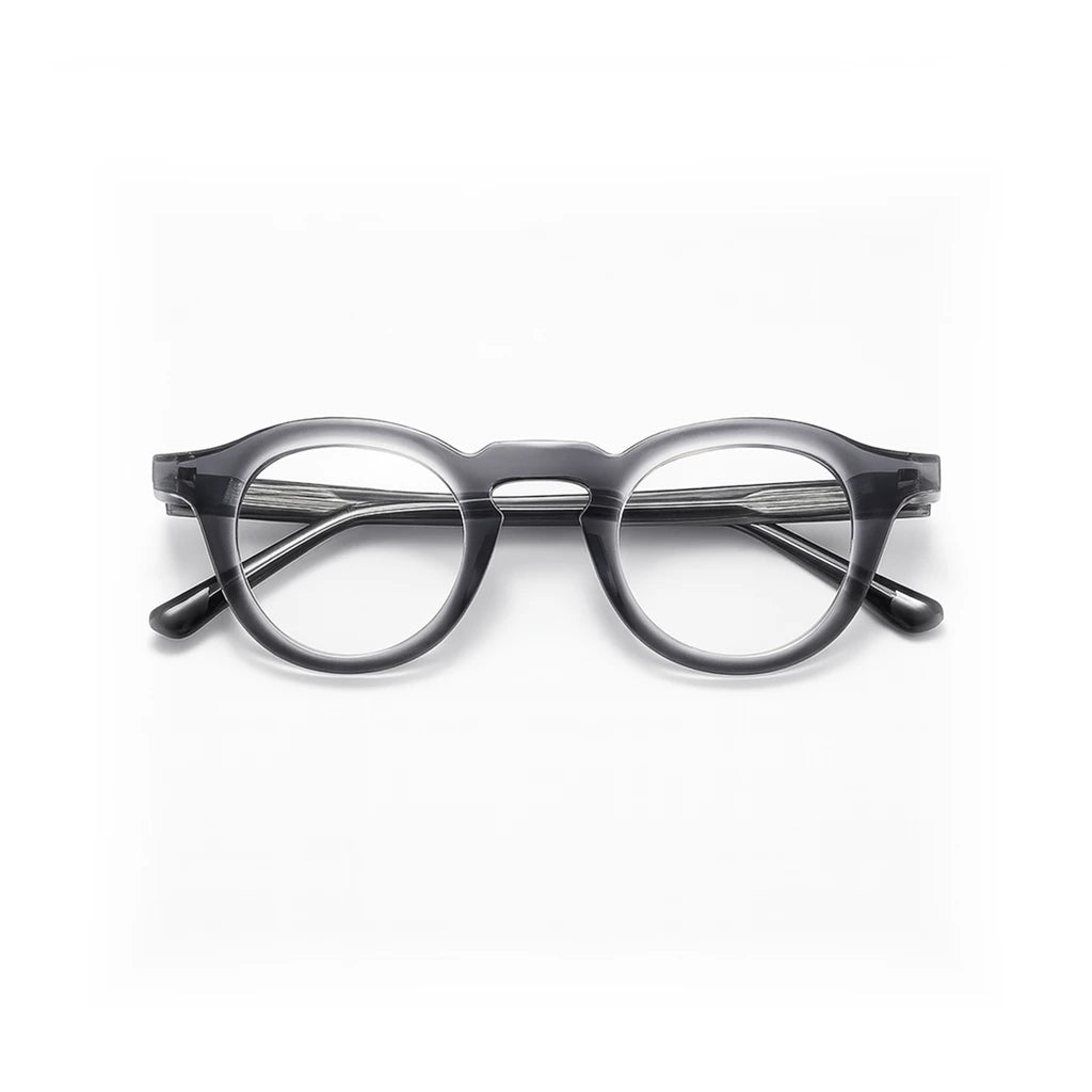 Retro Round Eyeglasses - Panel Splicing Optical Frame