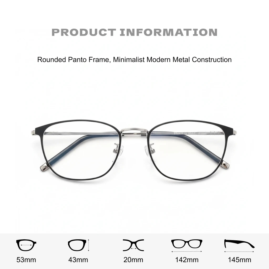 Ultra-Light Titanium Anti-Blue Light Glasses Frame