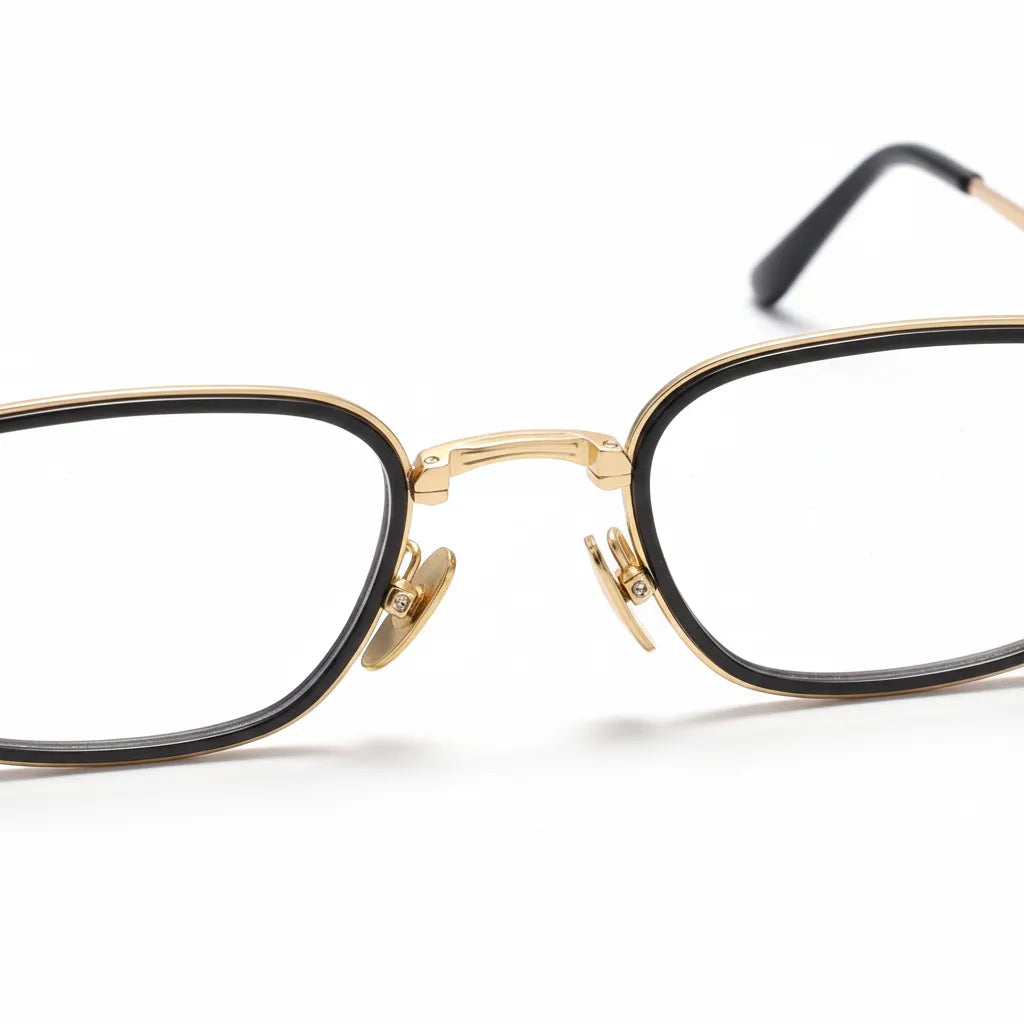 β Titanium Square Optical Frames - Ultra-Light Unisex Eyeglasses