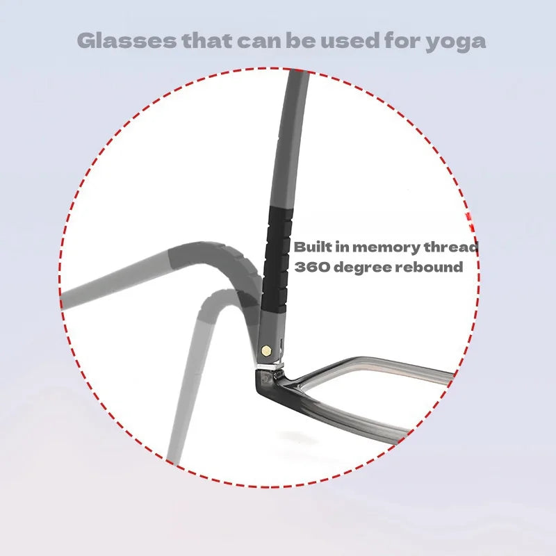 Monture de sport anti-collision en TR90 - Lunettes optiques ultra-légères pour verres de vue