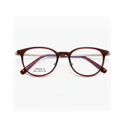 Ultra Light Titanium Cat Eye Eyeglass Frame - Anti Blue Light Optical Prescription Glasses