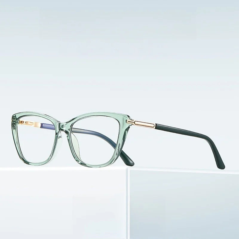 TR90 Cat Eye Eyeglasses - Anti Blue Light Prescription Frames