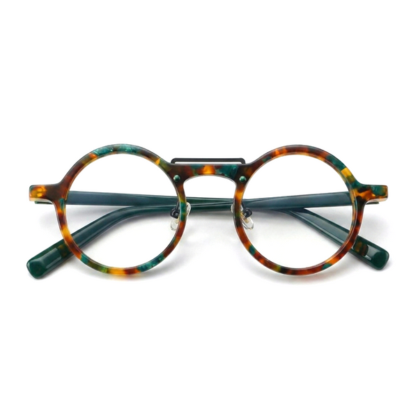 Round Acetate Optical Frames – Full Rim Prescription Glasses