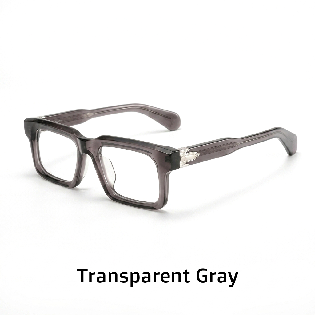 Quadratische Acetat-Brillenfassungen – Unisex-Retro-Optik