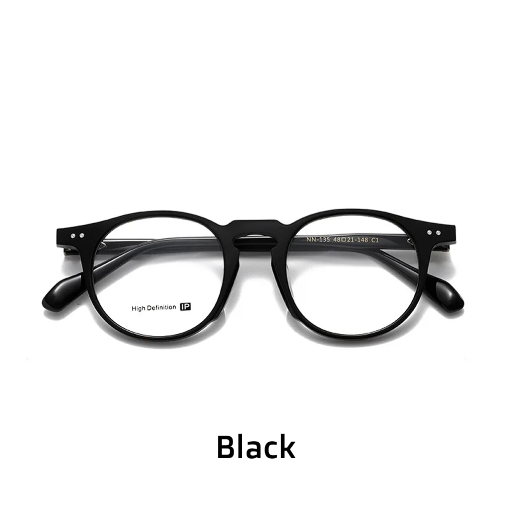 Rundes optisches Brillengestell aus Acetat