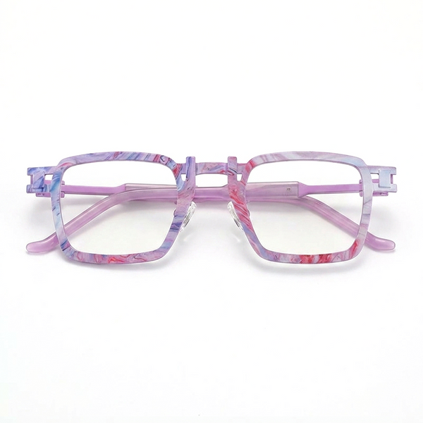 Titanium Square Optical Eyeglass Frames – Unisex Retro Style