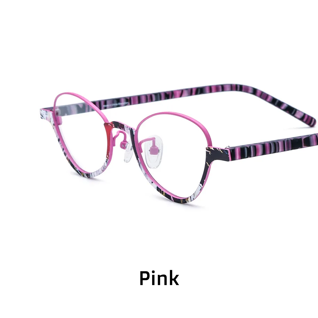 Titanium Cat Eye Optical Frames