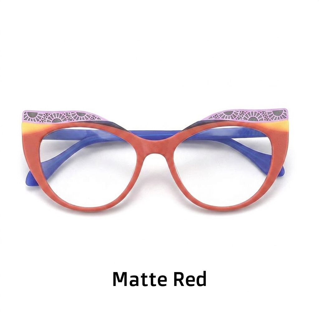 מסגרות למשקפיים מסוג Cat-Eye Acetate