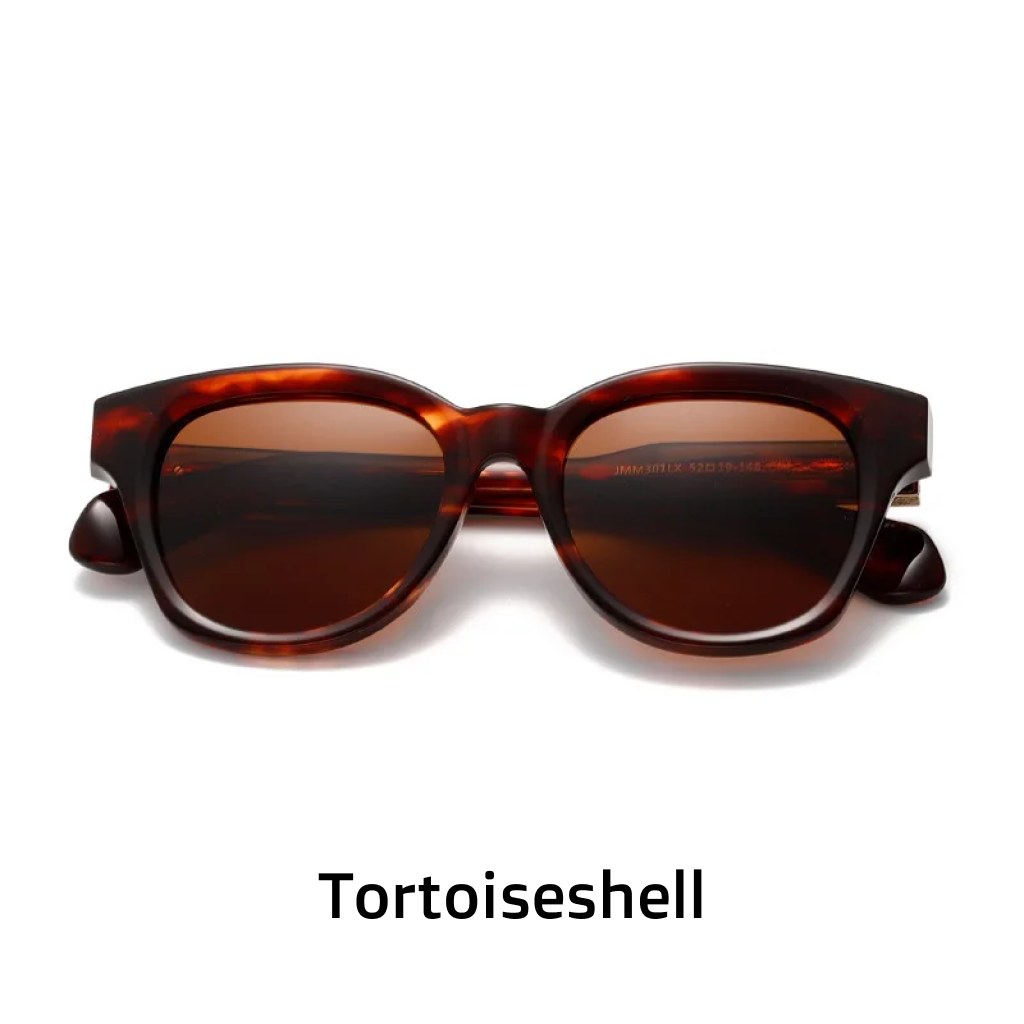 Acetate Oval Polarized Sunglasses – UV400 Gradient Retro Casual Women