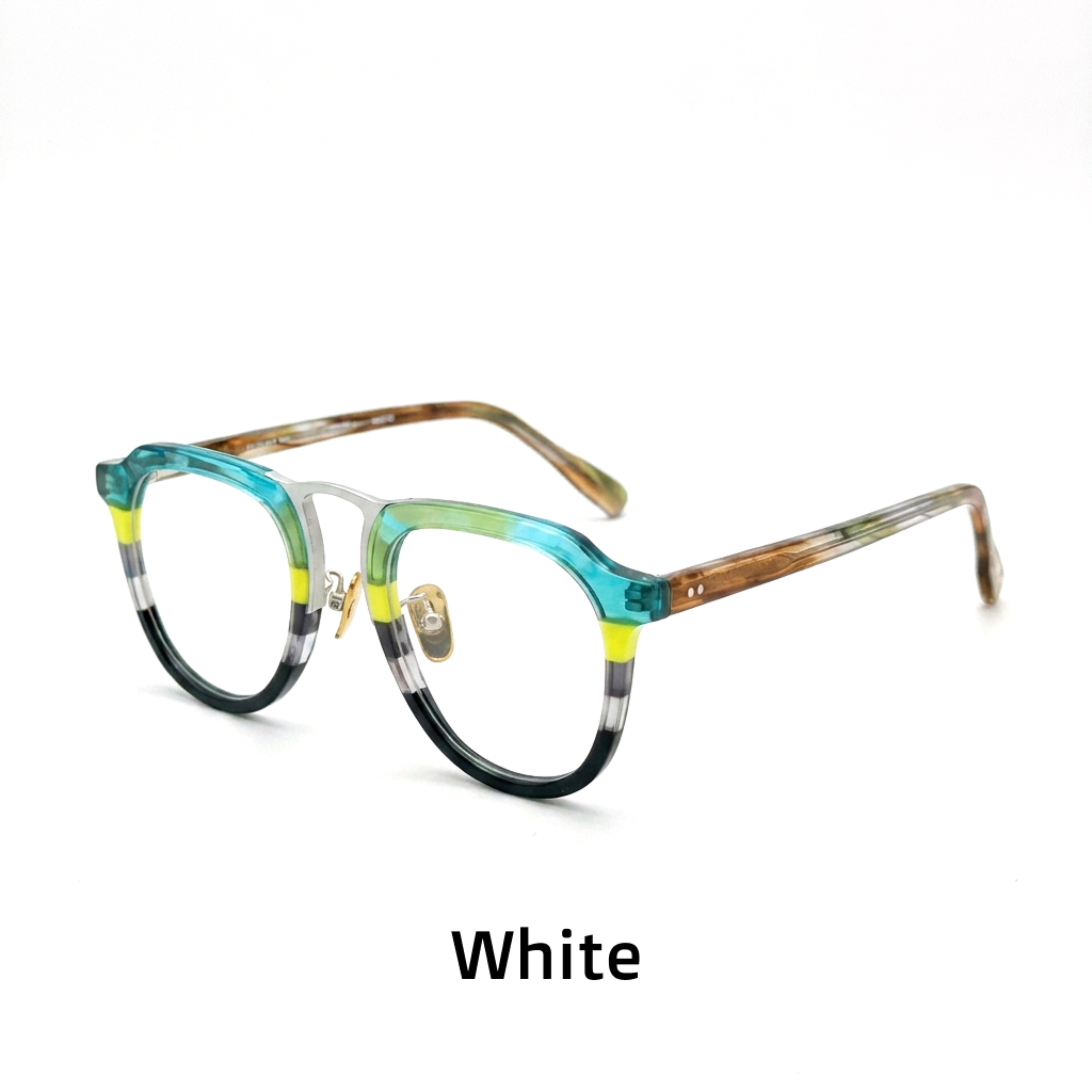 מסגרות למשקפיים של Acetate Aviator - אופטי לשני המינים