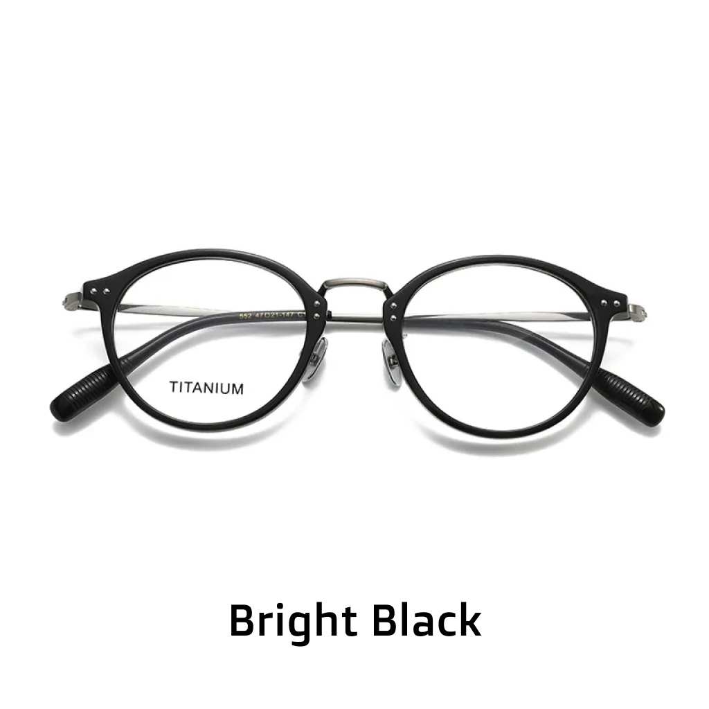 Titanium Oval Optical Frames – Tortoiseshell Unisex Prescription Eyeglasses