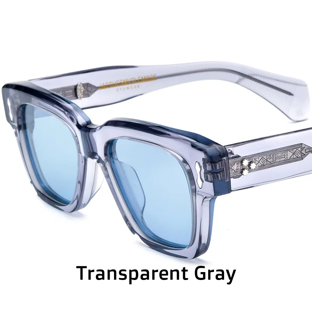 Rectangle Polarized Sunglasses – UV400 Acetate Frame