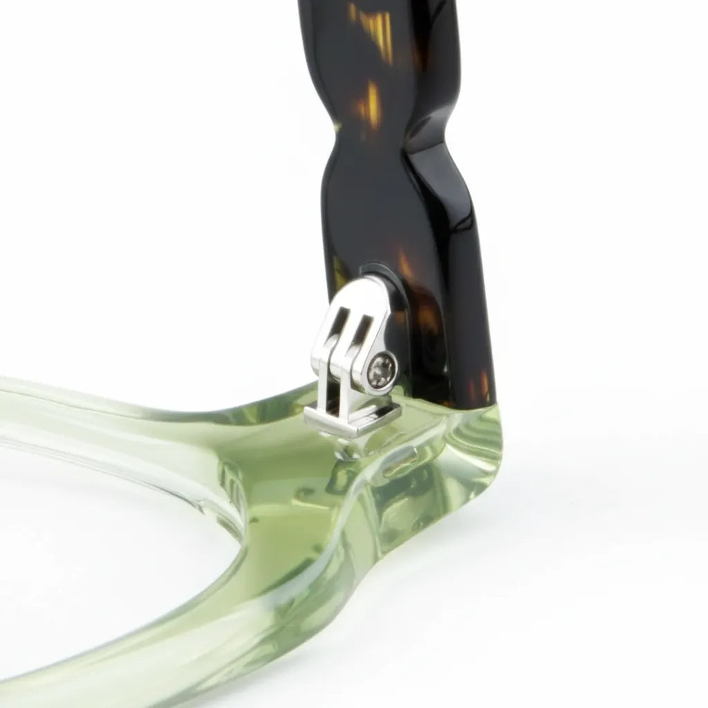 Retro Square Acetate Eyeglass Frames - Unisex Optical Prescription Glasses