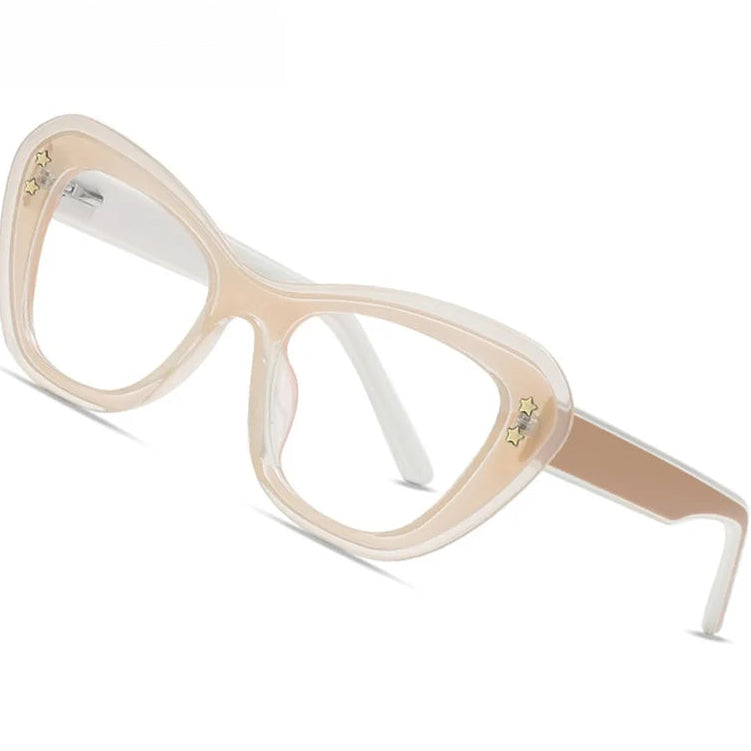 Retro Cat Eye Glasses Frame - Anti Blue Light Optical Prescription