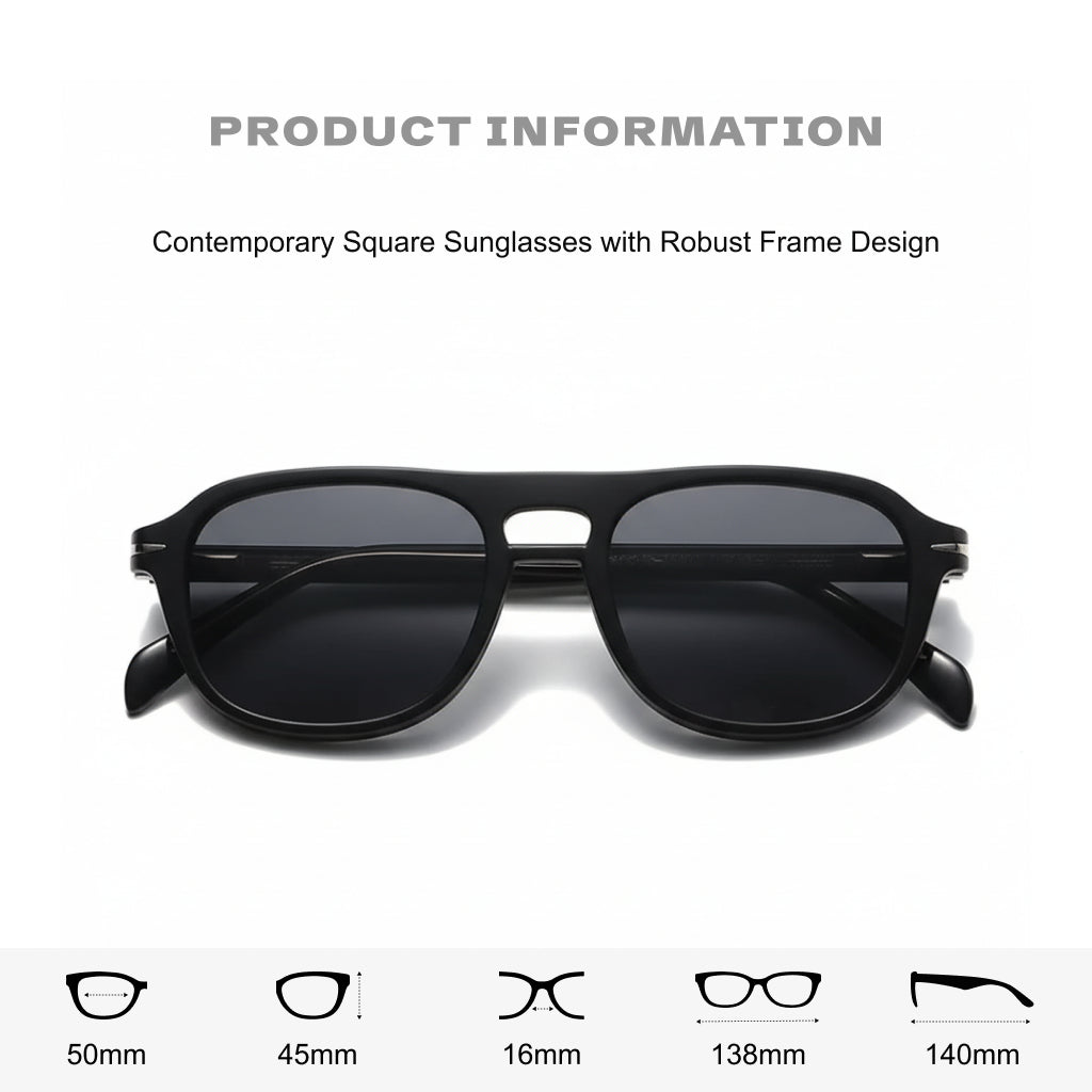 Magnetic Clip-On Polarized Sunglasses - Double Beam Optical Frames