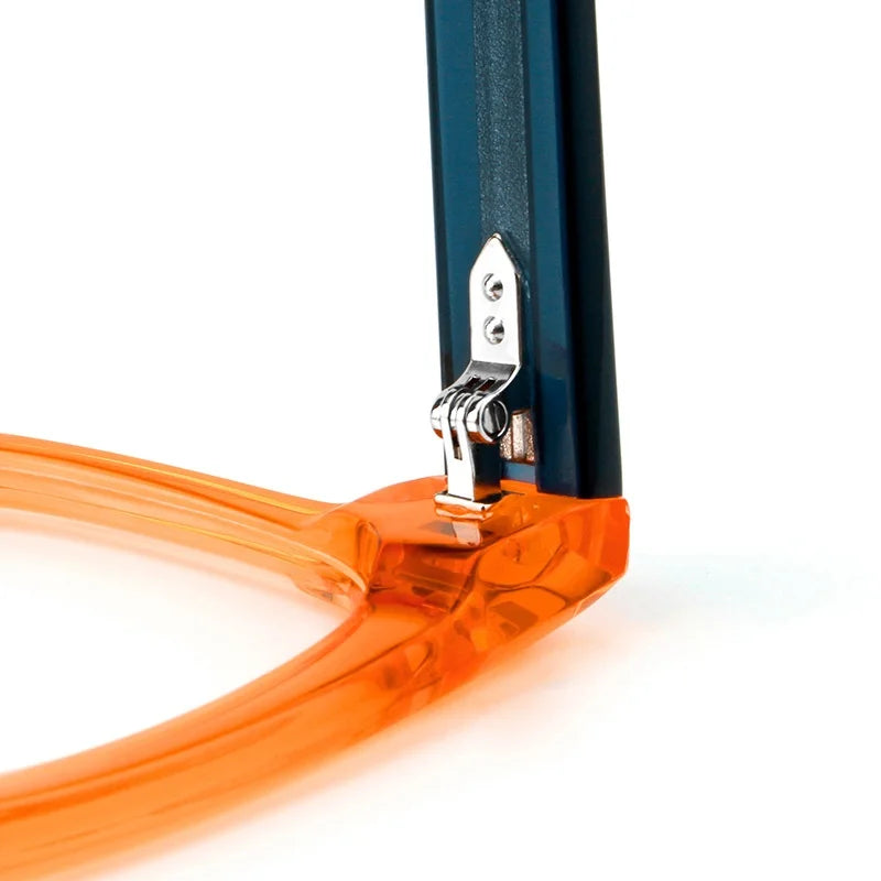 Retro Square Acetate Glasses Frame - Anti-Blue Light Optical Prescription Eyewear