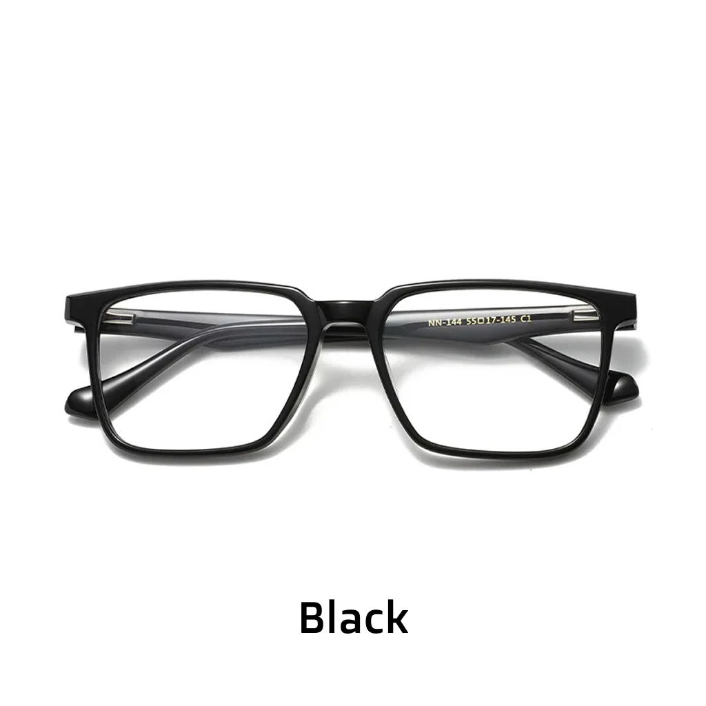 Quadratische Brillengestelle aus Acetat – Retro-Optik