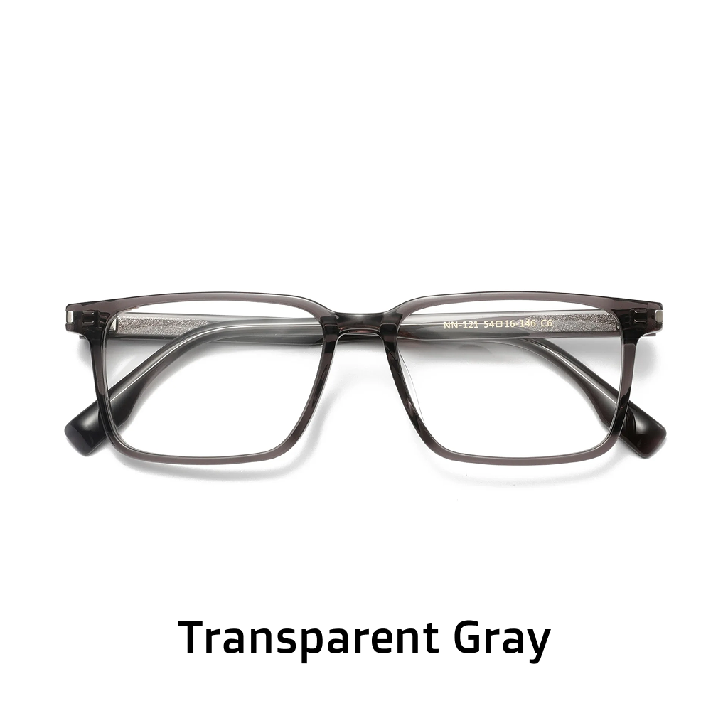 Acetate Rectangular Eyeglasses Frame