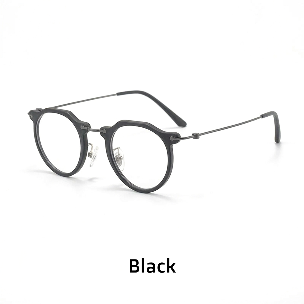 Titanium Round Optical Eyeglass Frames