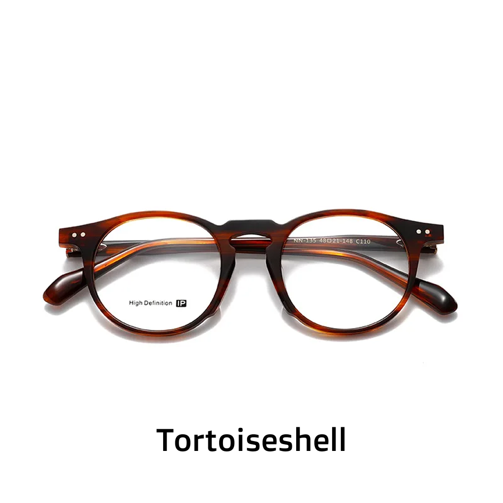 Rundes optisches Brillengestell aus Acetat