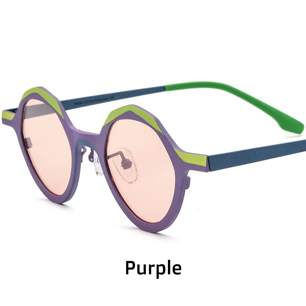 Titanium Cat Eye Polarized Sunglasses – UV400 Gradient Anti-Reflective Women