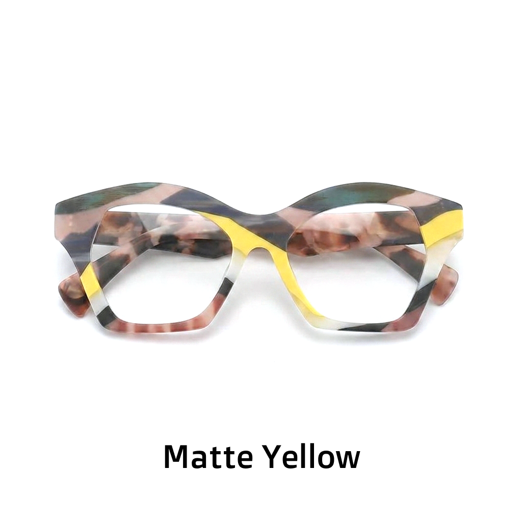 Cat Eye Square Acetate Optical Frames