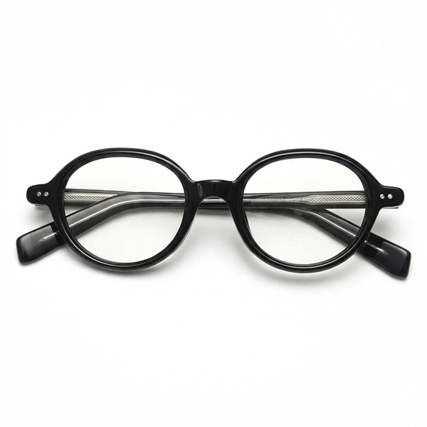 Retro Oval Prescription Eyeglasses – Single Vision & Progressive