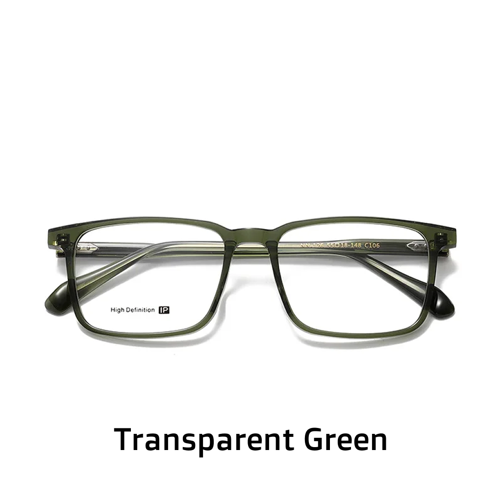 Montature per occhiali da vista quadrate in acetato - unisex