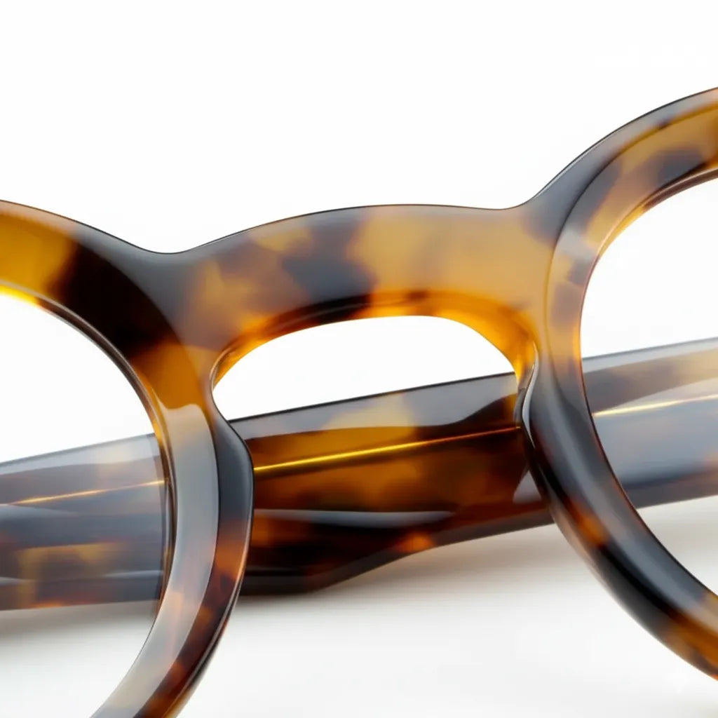 Retro Circular Eyeglass Frame - Ultra Light Optical Prescription Glasses
