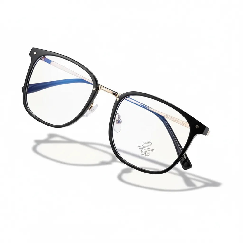 Retro Square Round TR90 Optical Prescription Glasses Frame for Women