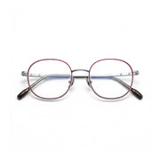 Retro Double Circle Titanium Eyeglass Frame - Unisex Optical Glasses