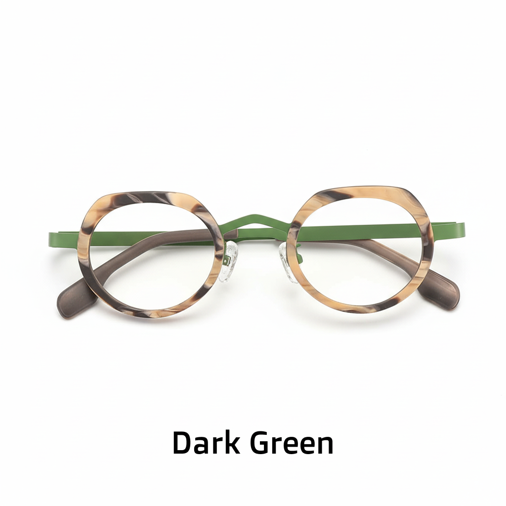 Titanium Cat Eye Optical Frames