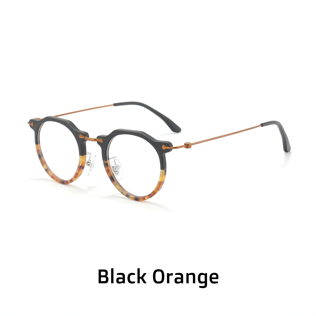 Titanium Round Optical Eyeglass Frames