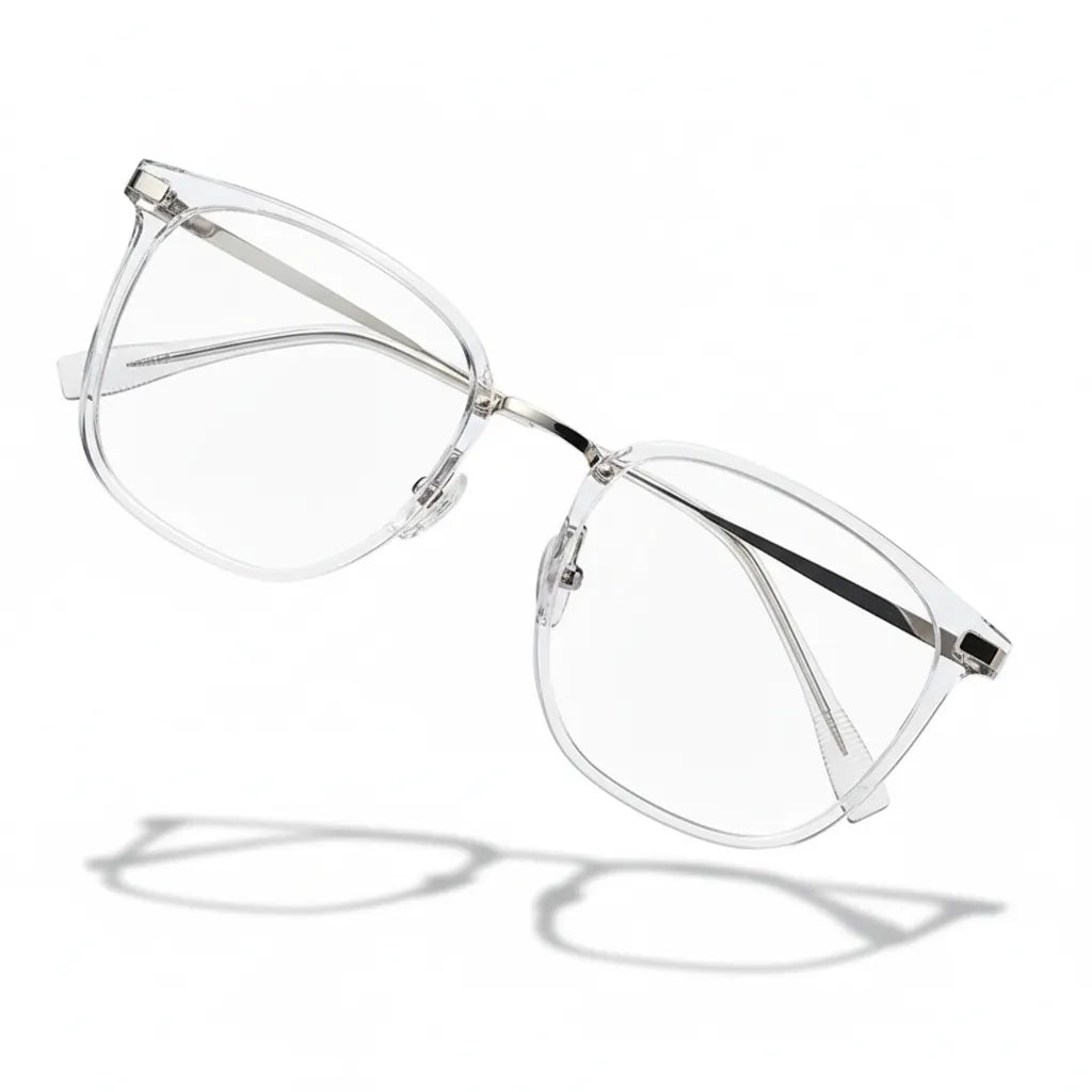 Retro Square Round TR90 Optical Prescription Glasses Frame for Women