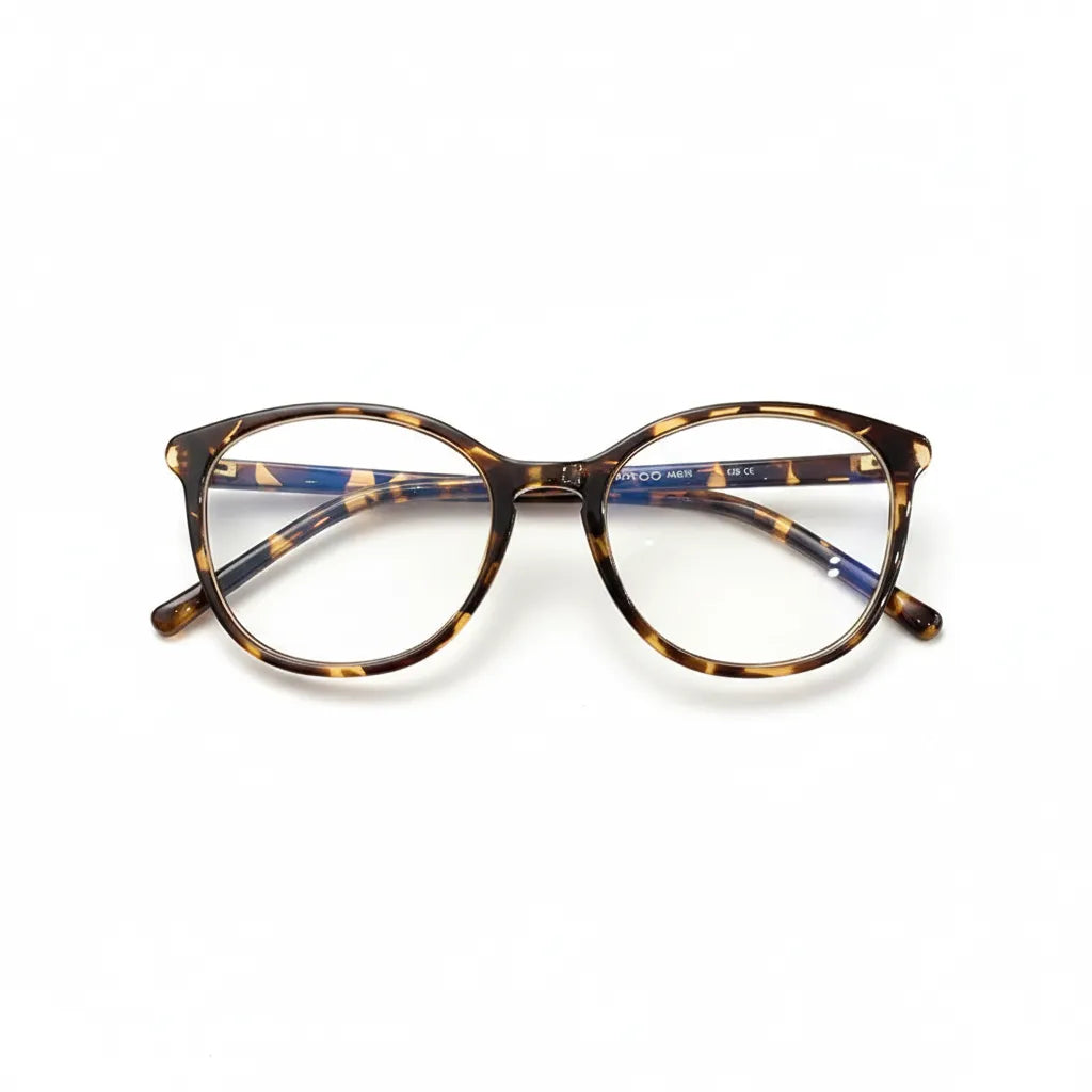 Ultra Light 6g Retro Round Women's Eyeglass Frame