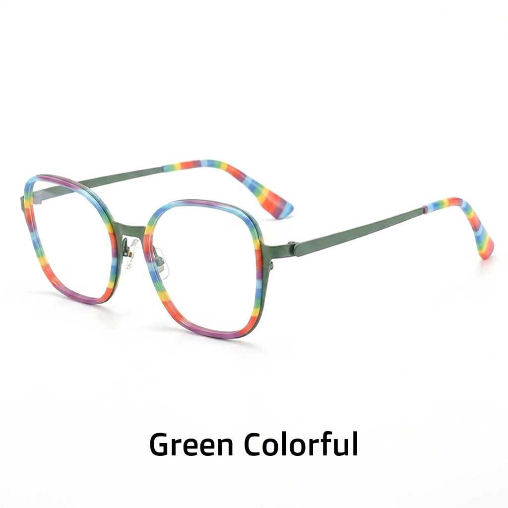 Titanium Square Optical Glasses Frame