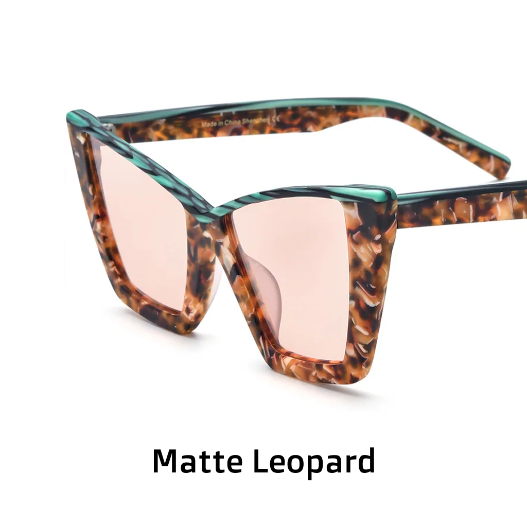 Cat Eye Polarized Sunglasses – UV400 Acetate Frame