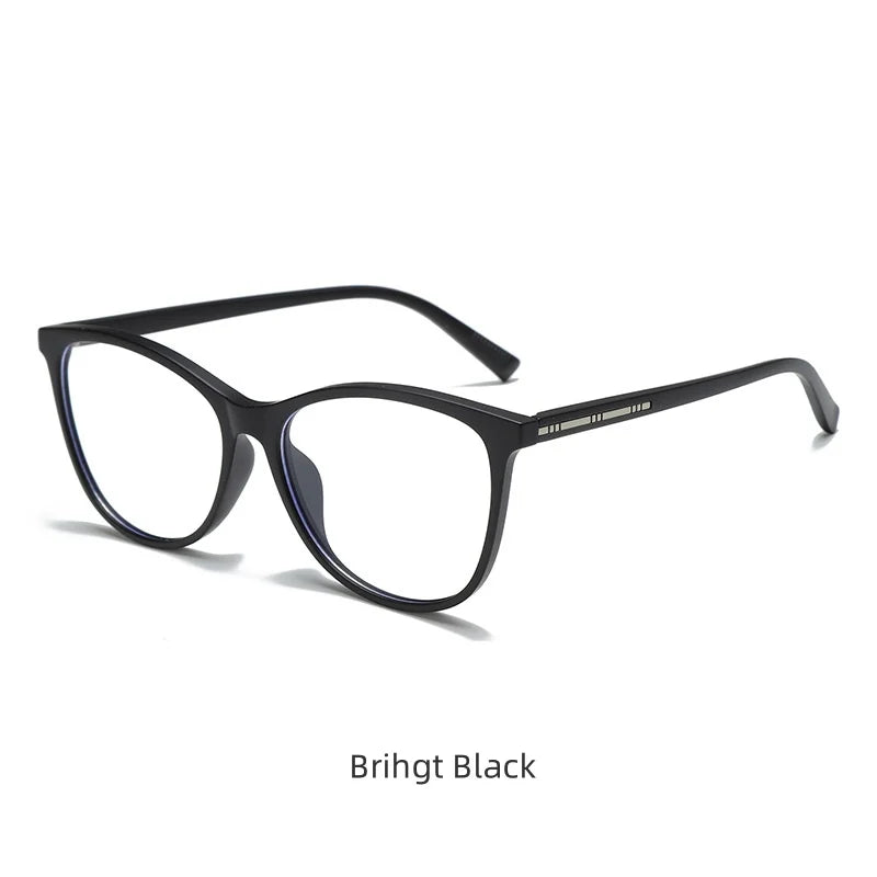 TR Cat Eye Eyeglass Frame - Anti Blue Light Optical Prescription Glasses