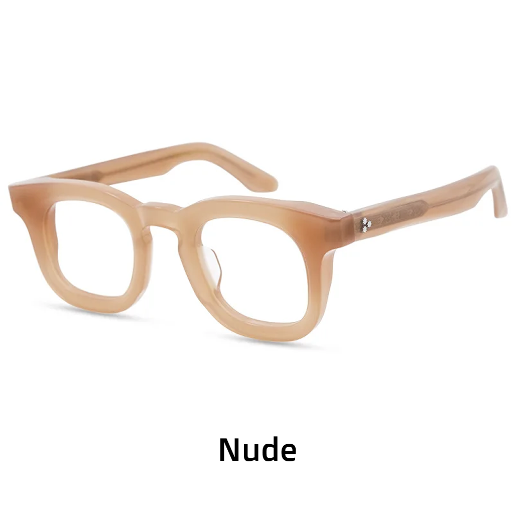 Acetate Square Optical Frames – Unisex