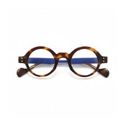 Retro Round Acetate Eyeglass Frame - Unisex Optical Prescription Glasses