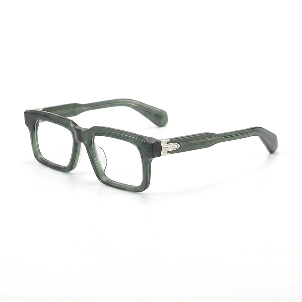 Quadratische Acetat-Brillenfassungen – Unisex-Retro-Optik