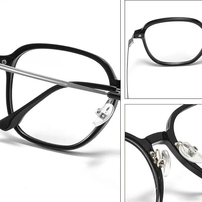 Magnetic Clip-On Sunglasses Frame - Retro Optical Glasses