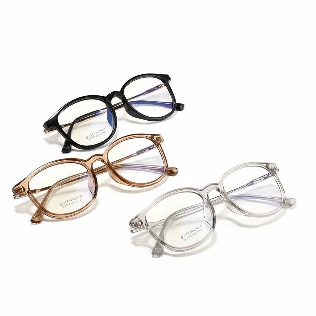 TR90 Anti-Blue Light Glasses Frame - Retro Small Frame