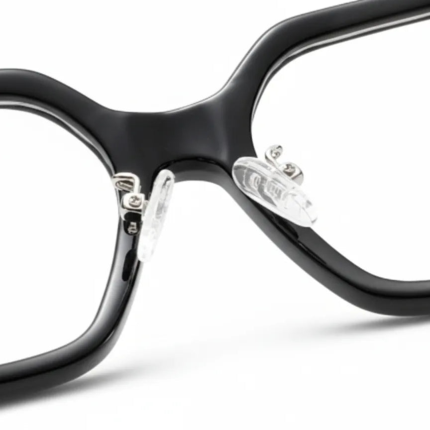 Retro Polygonal Optical Glasses Frame - Large Unisex Eyewear