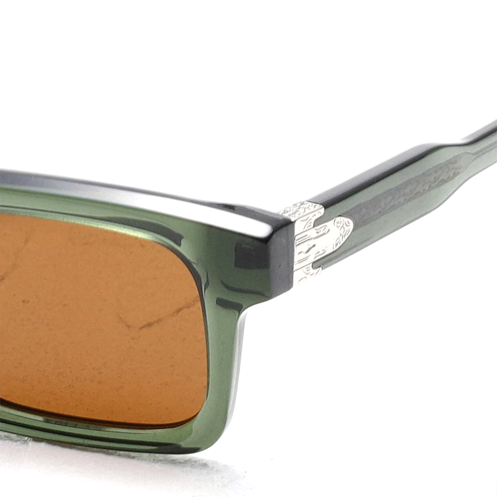 Women's Rectangle Polarized Sunglasses – UV400 Acetate Frame
