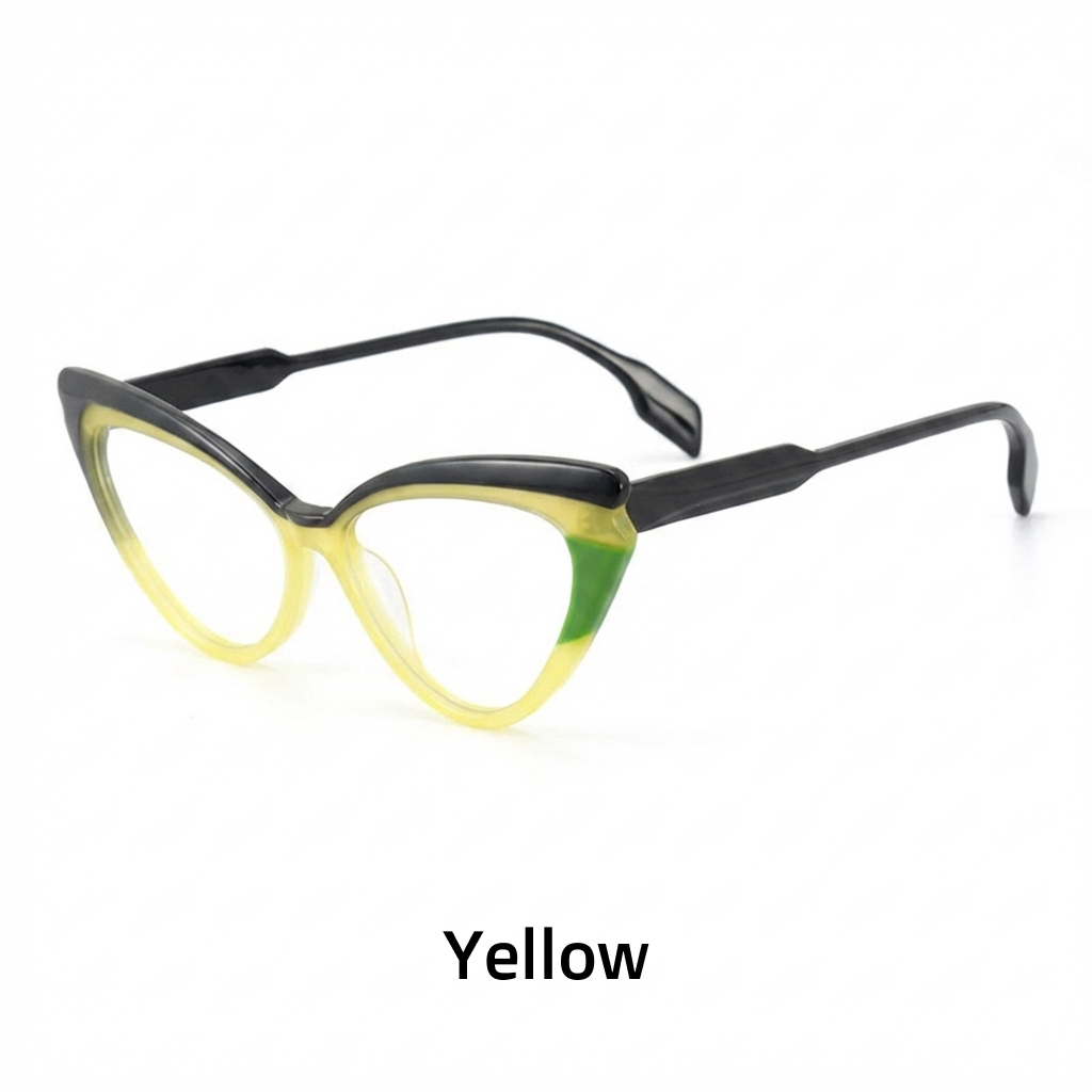 Retro Cat Eye Acetate Optical Eyeglass Frames
