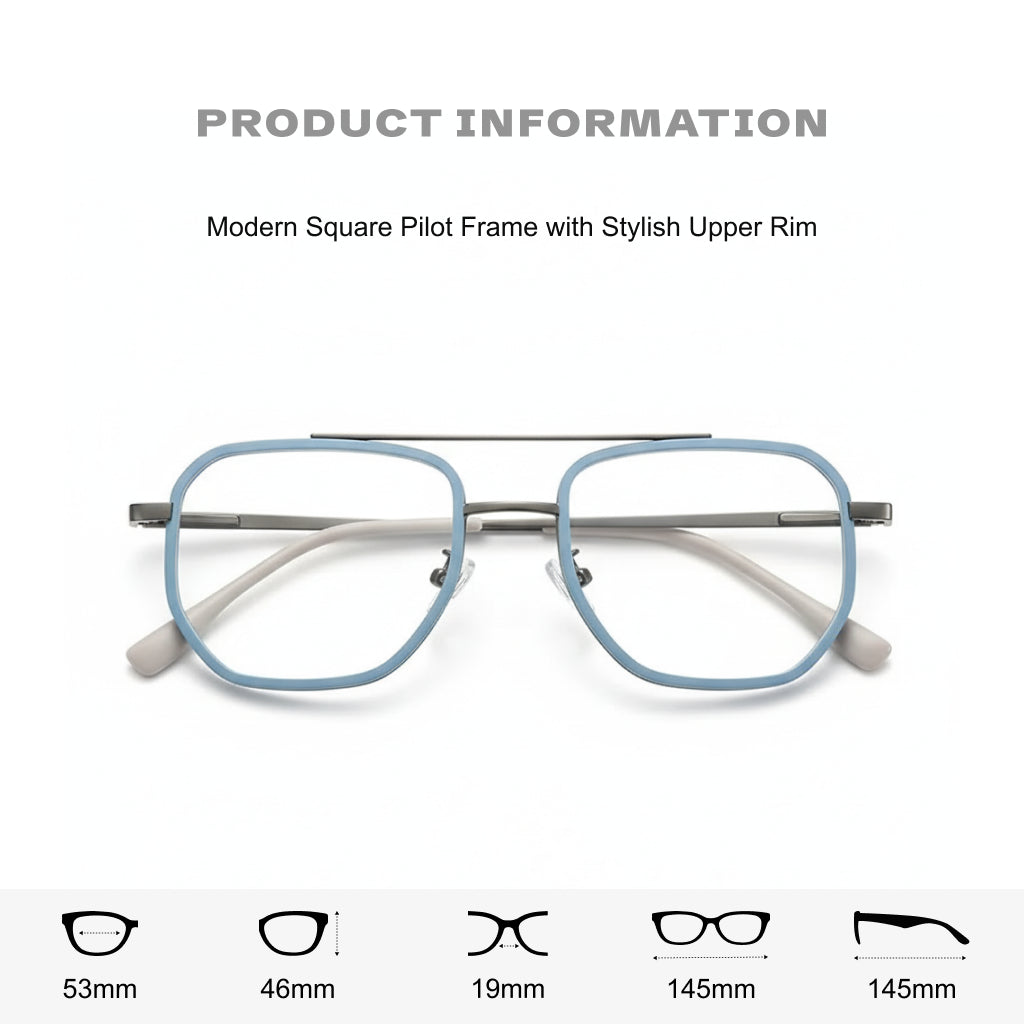 Magnetic Clip-On Polarized Sunglasses - Metal Optical Frame