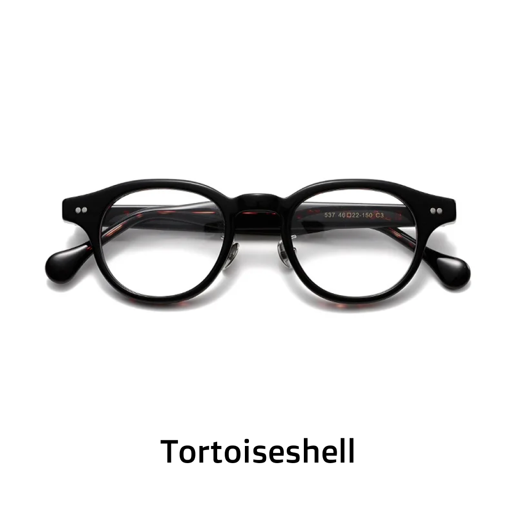 Acetate Optical Eyeglass Frames – Unisex Round Retro