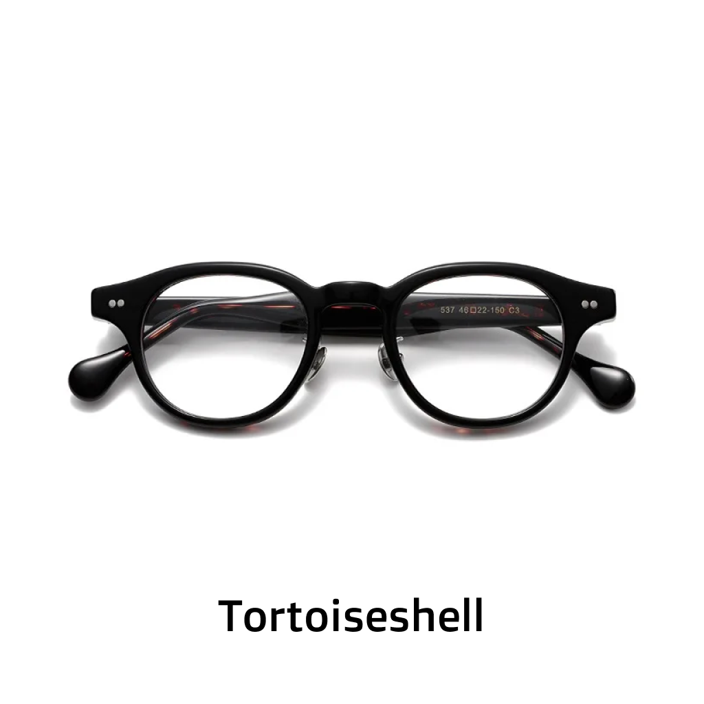 Acetate Round Optical Frames | Japanese Nose Bridge Design